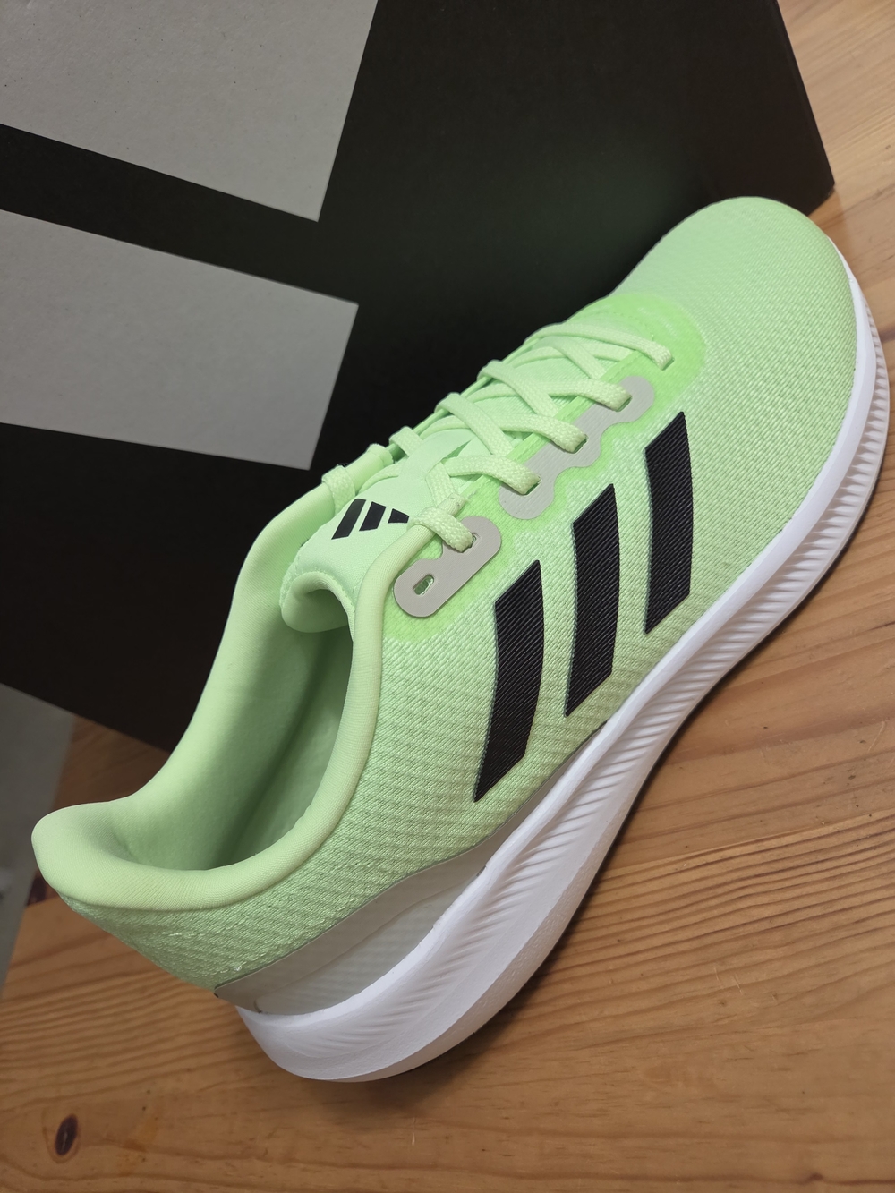 Adidas Runfalcon 3.0 men’s Neon Green Running Shoe